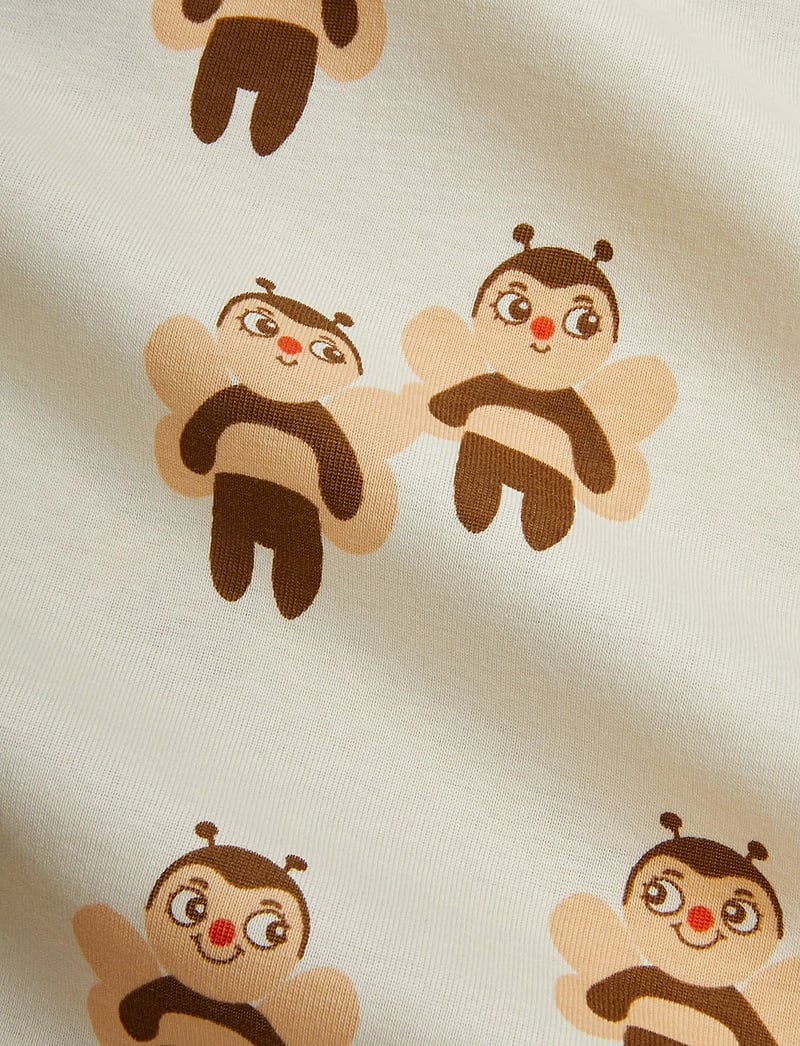 Mini Rodini - Bees aop newborn blanket - beebitekid - offwhite - 2