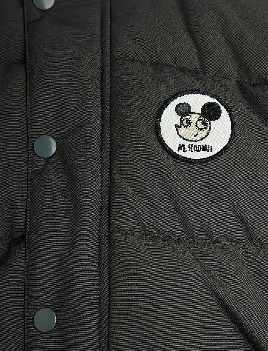 Mini Rodini - Ritzratz patch puffer - vinterjackor - black - 3