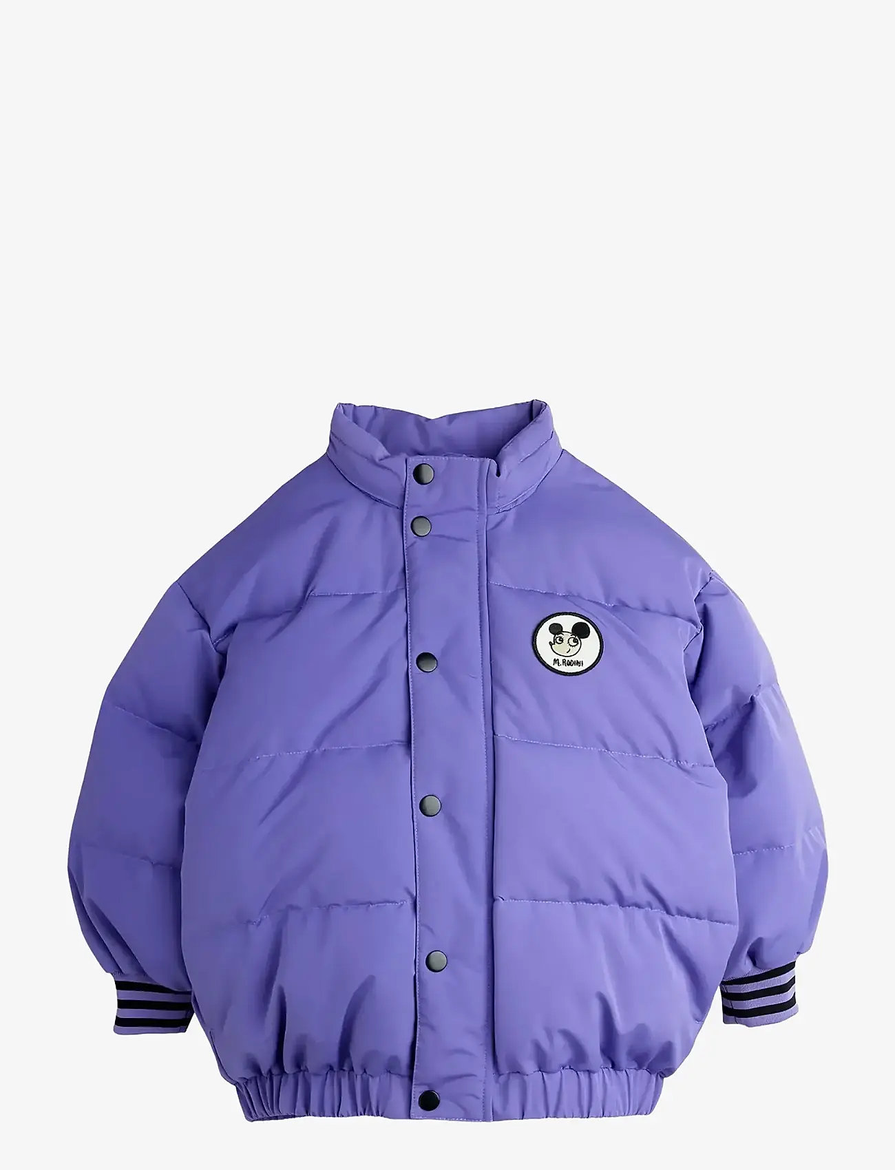 Mini Rodini - Ritzratz patch puffer - puhvis ja polsterdatud - purple - 1