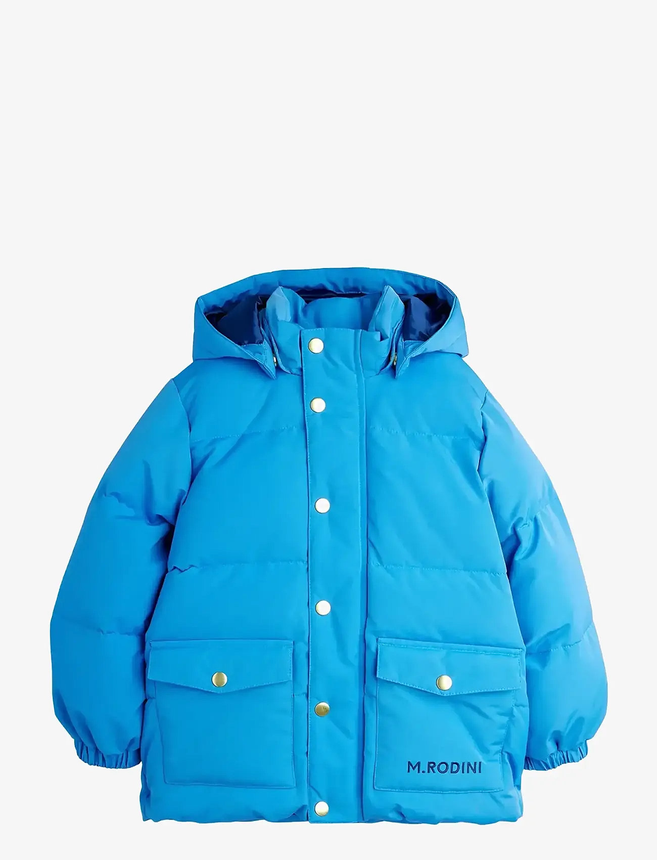 Mini Rodini - Solid heavy puffer - talvejope - blue - 0