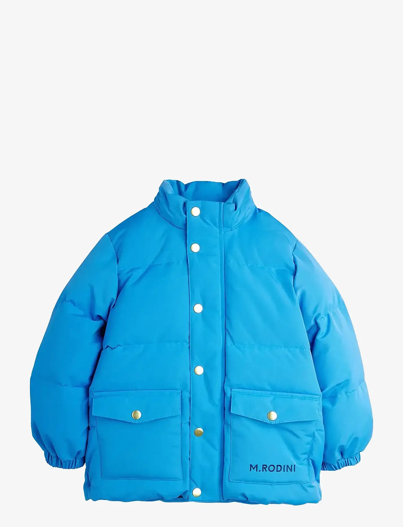 Mini Rodini - Solid heavy puffer - talvejope - blue - 1