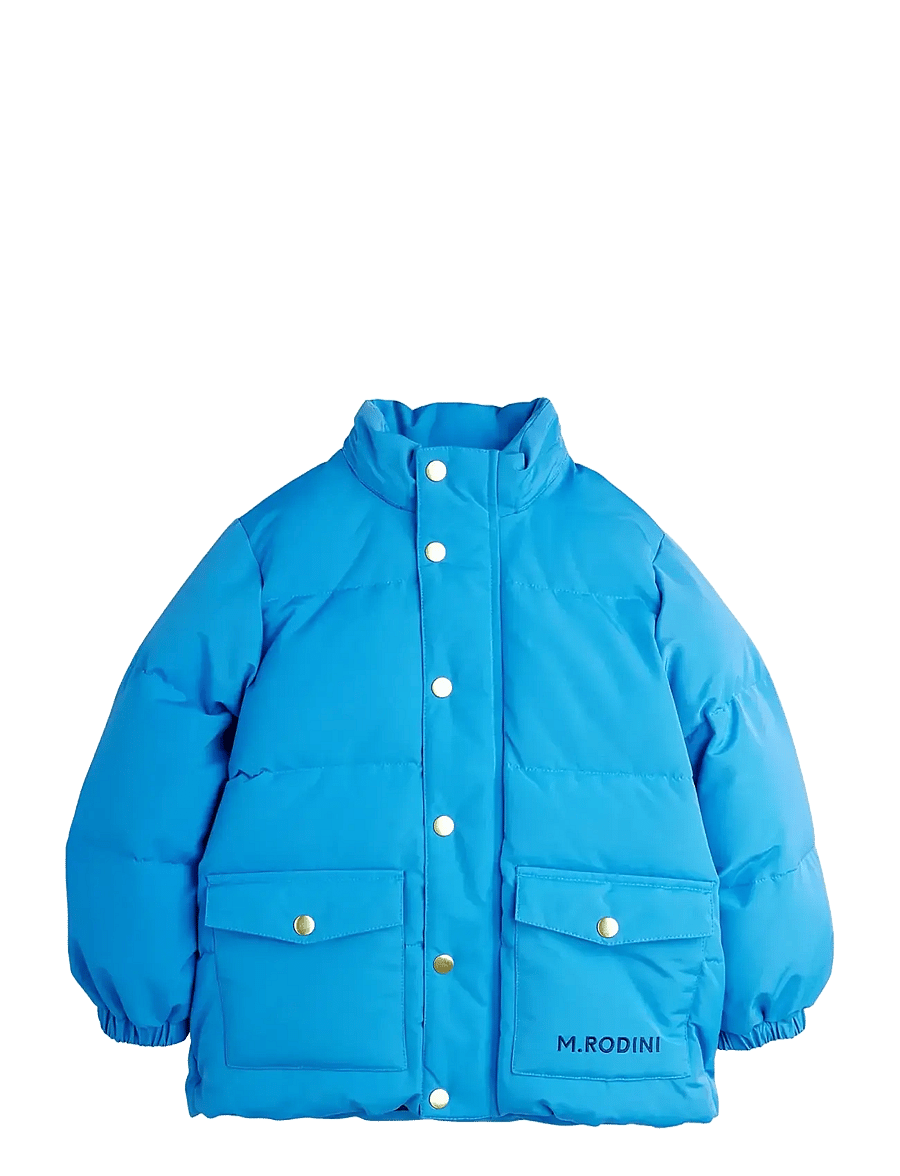 Mini Rodini - Solid heavy puffer - winterjacke - blue - 1