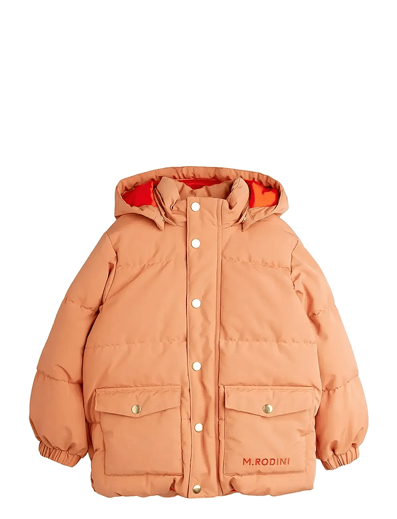 Mini Rodini - Solid heavy puffer - vinterjakker - pink - 0