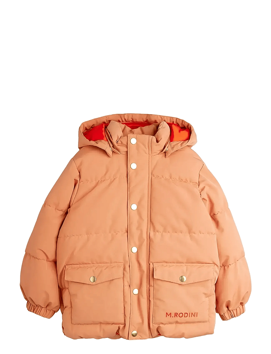 Mini Rodini - Solid heavy puffer - winterjacke - pink - 0