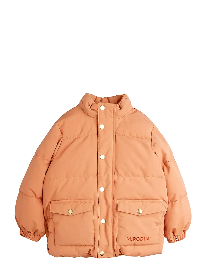 Mini Rodini - Solid heavy puffer - vinterjakker - pink - 1