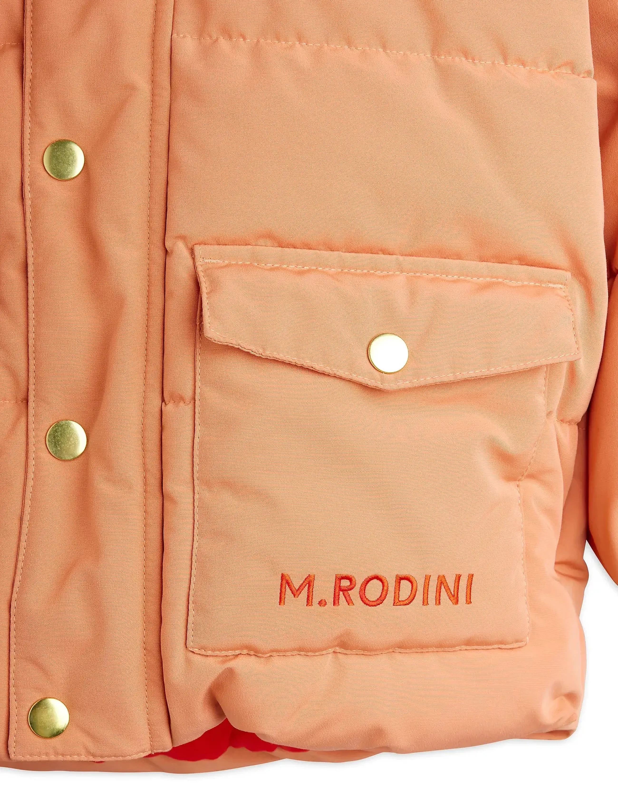 Mini Rodini - Solid heavy puffer - talvejope - pink - 3