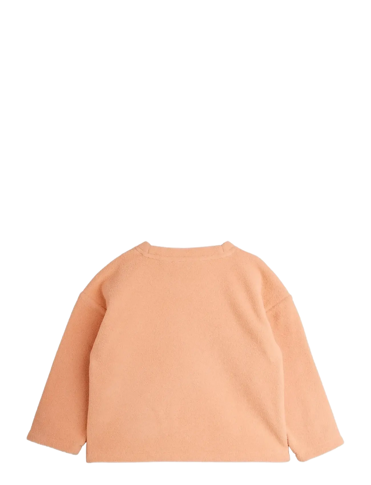 Mini Rodini - Alpine flowers emb double brushed double napped fleece ls top - langerma bolir - pink - 1