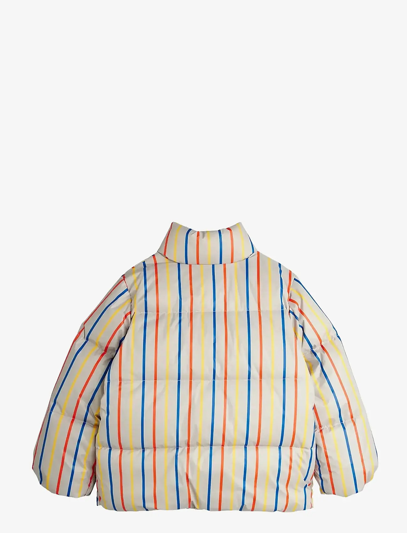 Mini Rodini - Clover emb stripe citypuffer - vinterjackor - multi - 1