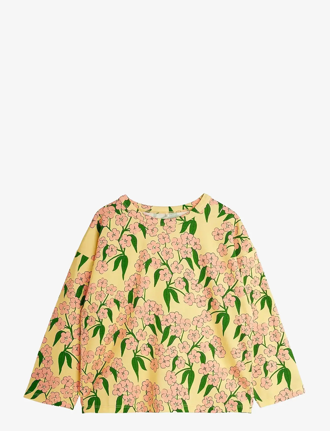 Mini Rodini - Alpine flowers aop ls tee - yellow - 0