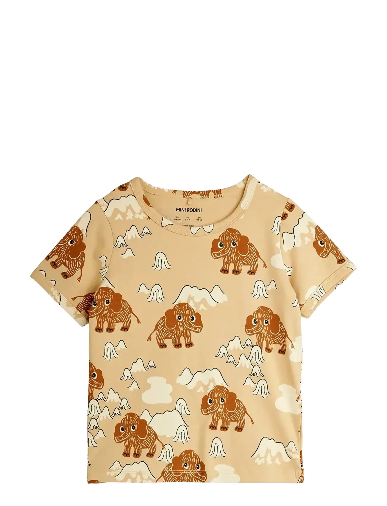 Mammoth aop ss tee - BEIGE