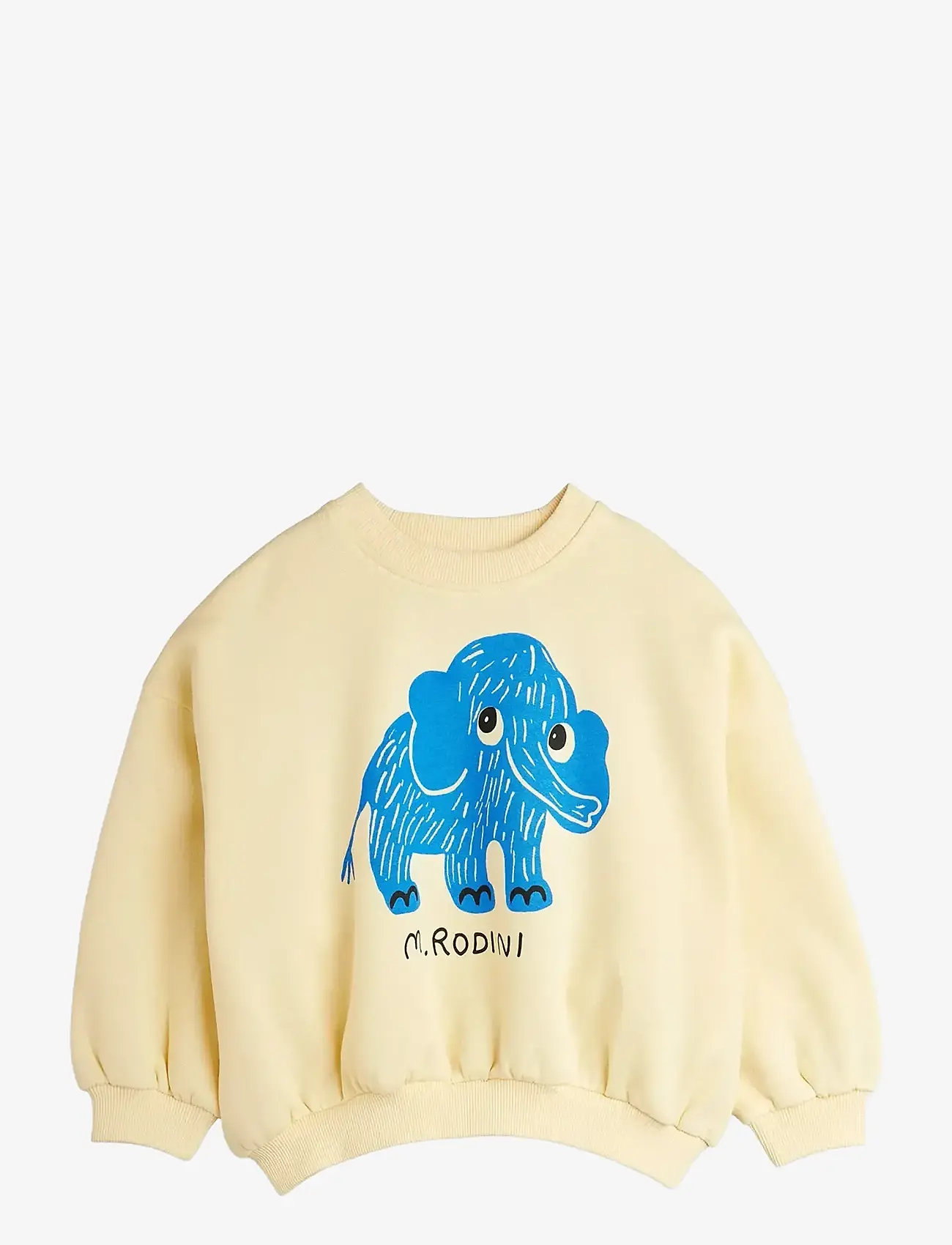Mini Rodini - Mammoth sp sweatshirt - sweatshirts - offwhite - 0