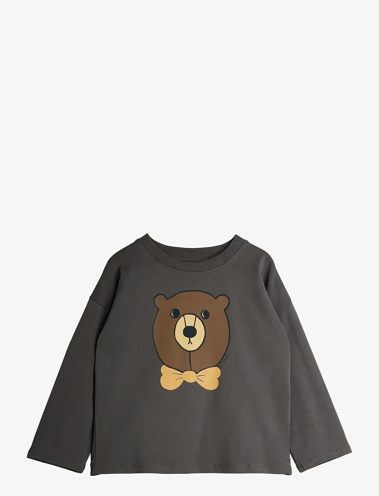 Mini Rodini - Bear sp ls top - pitkähihaiset paidat - grey - 0