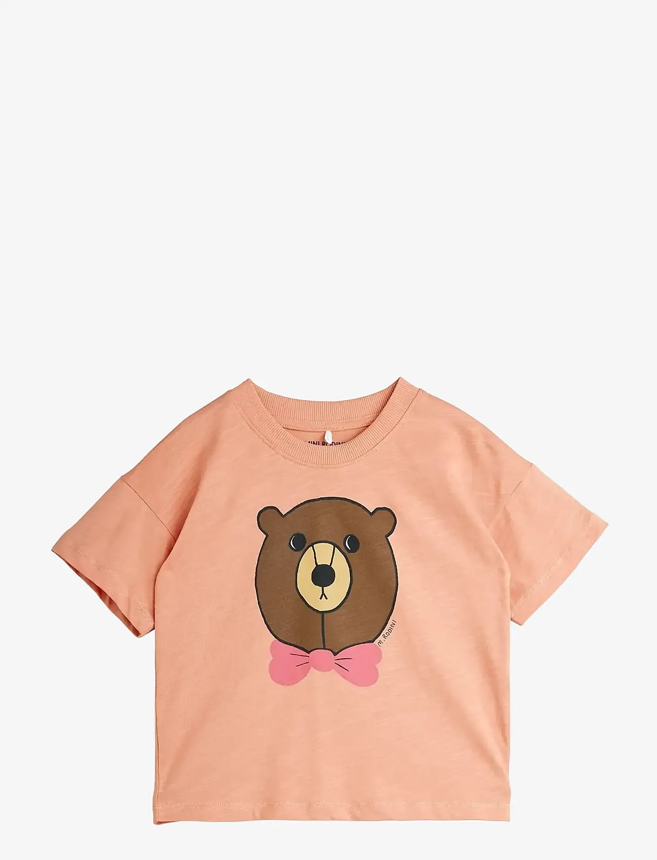 Mini Rodini - Bear sp ss tee - lühikeste varrukatega t-särgid - pink - 0