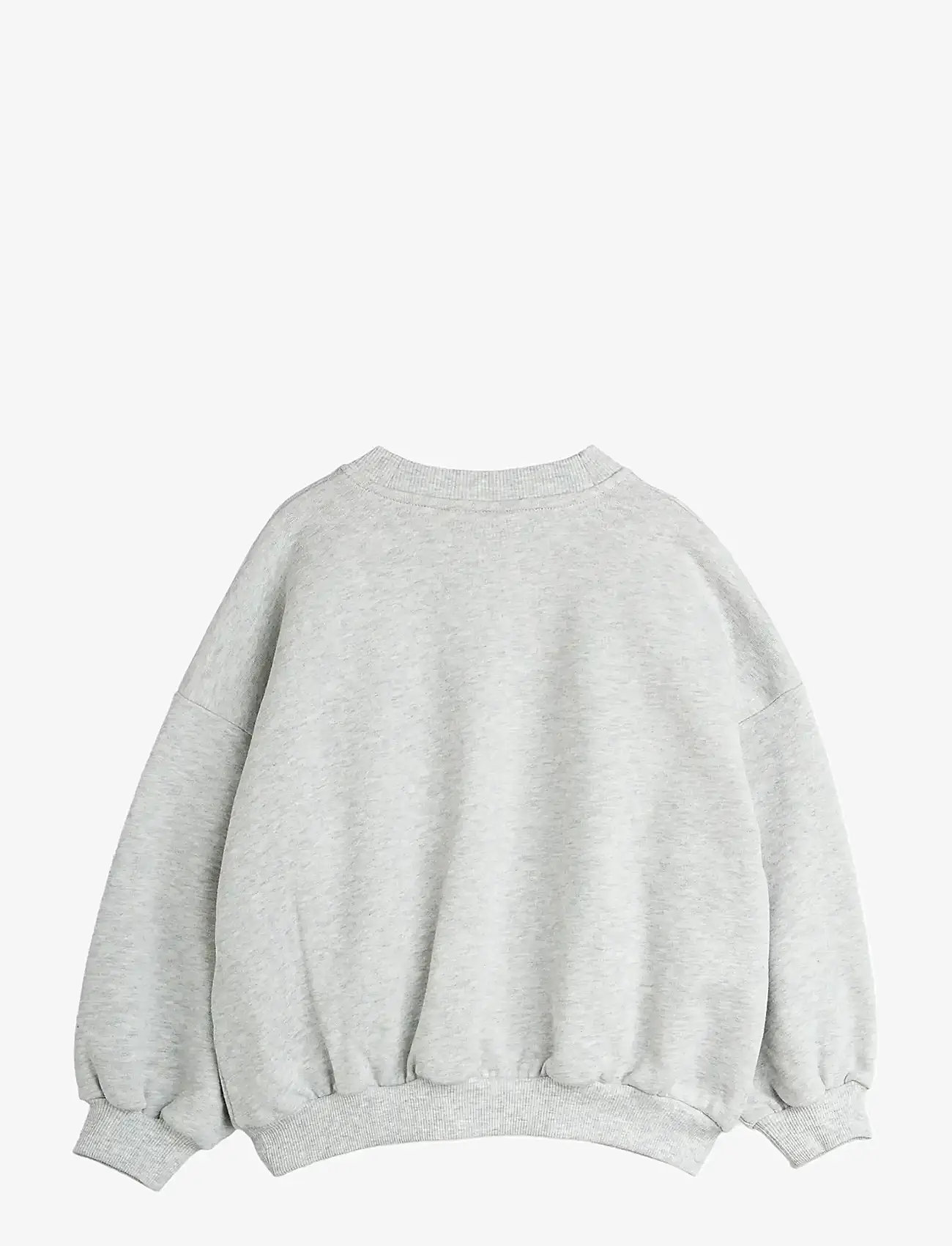 Mini Rodini - Bear chenille sweatshirt - sweatshirts - grey melange - 1