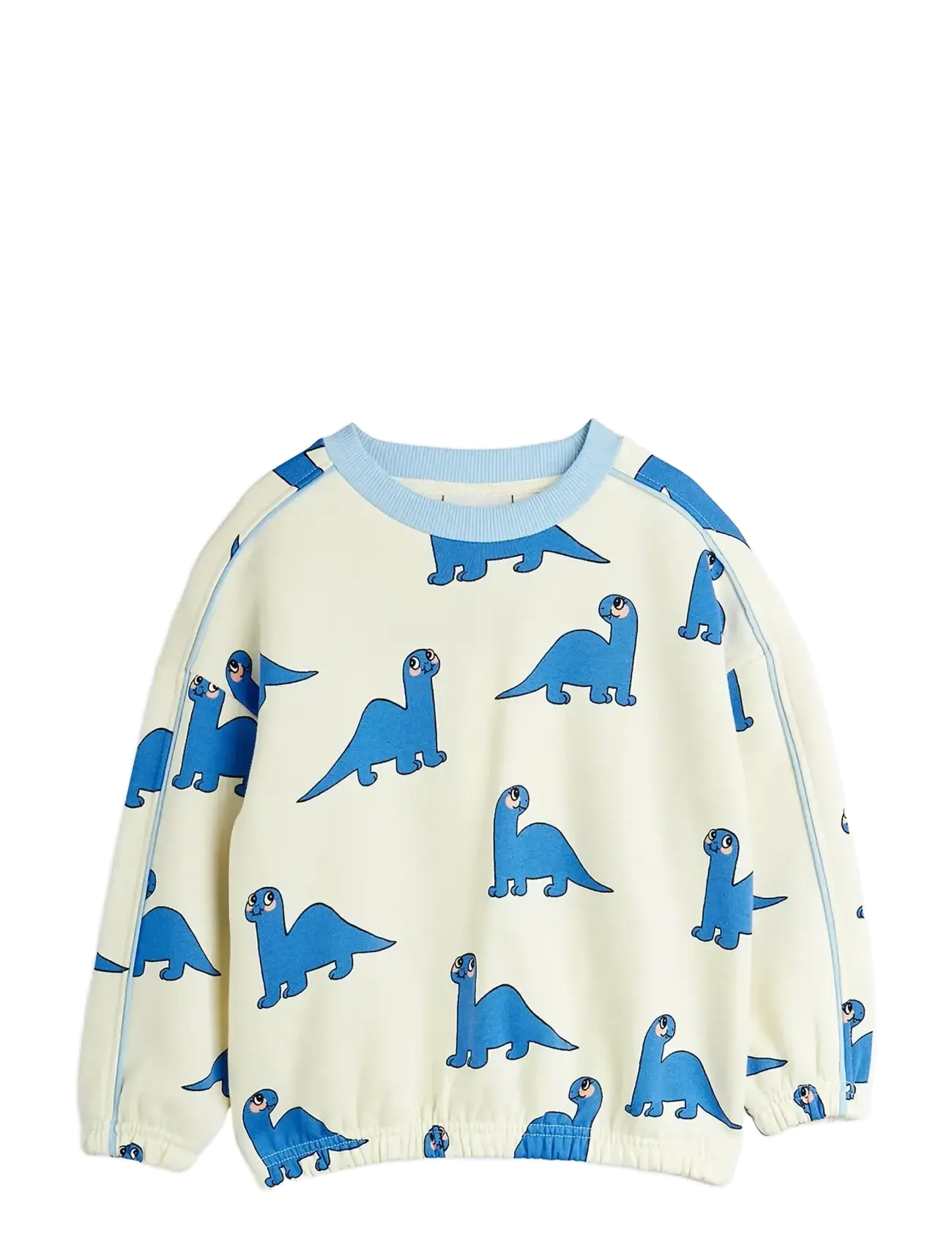 MINI RODINI Dino Aop Sweatshirt Cream - 128/134 - Kinder