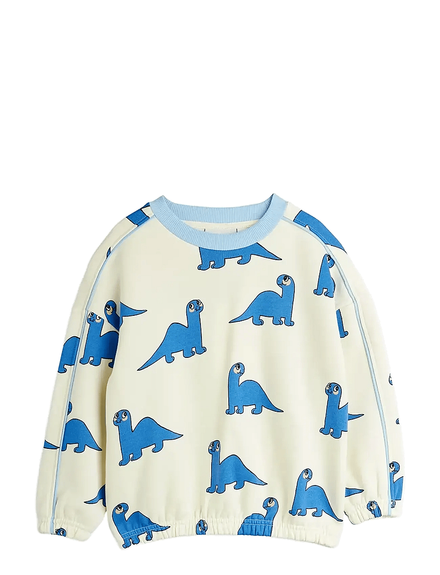 Mini Rodini - Dino aop sweatshirt - dressipluusid - offwhite - 0