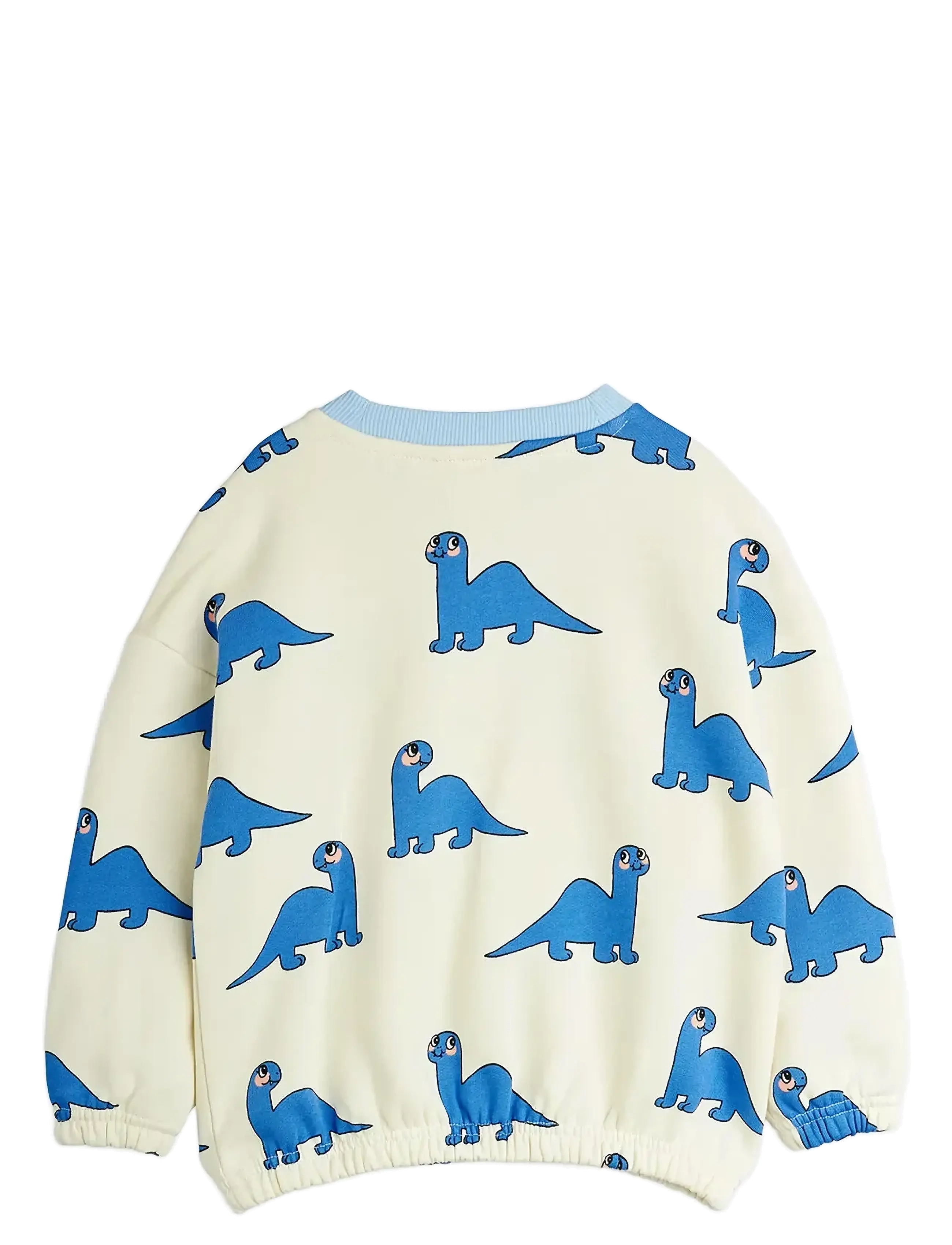 Mini Rodini - Dino aop sweatshirt - medvilniniai megztiniai ir džemperiai su gobtuvu - offwhite - 1