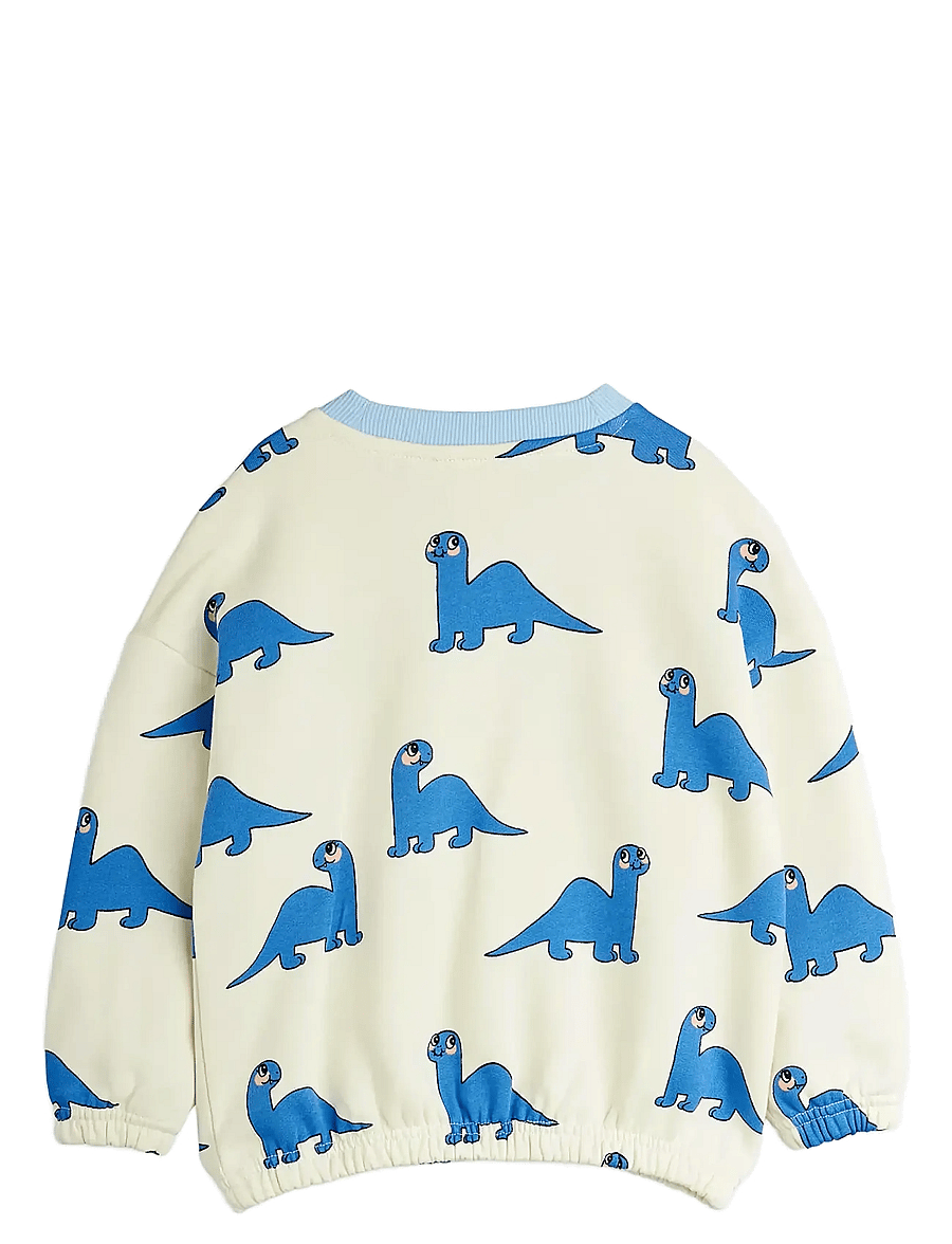 Mini Rodini - Dino aop sweatshirt - dressipluusid - offwhite - 1