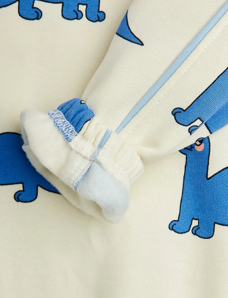Mini Rodini - Dino aop sweatshirt - dressipluusid - offwhite - 3