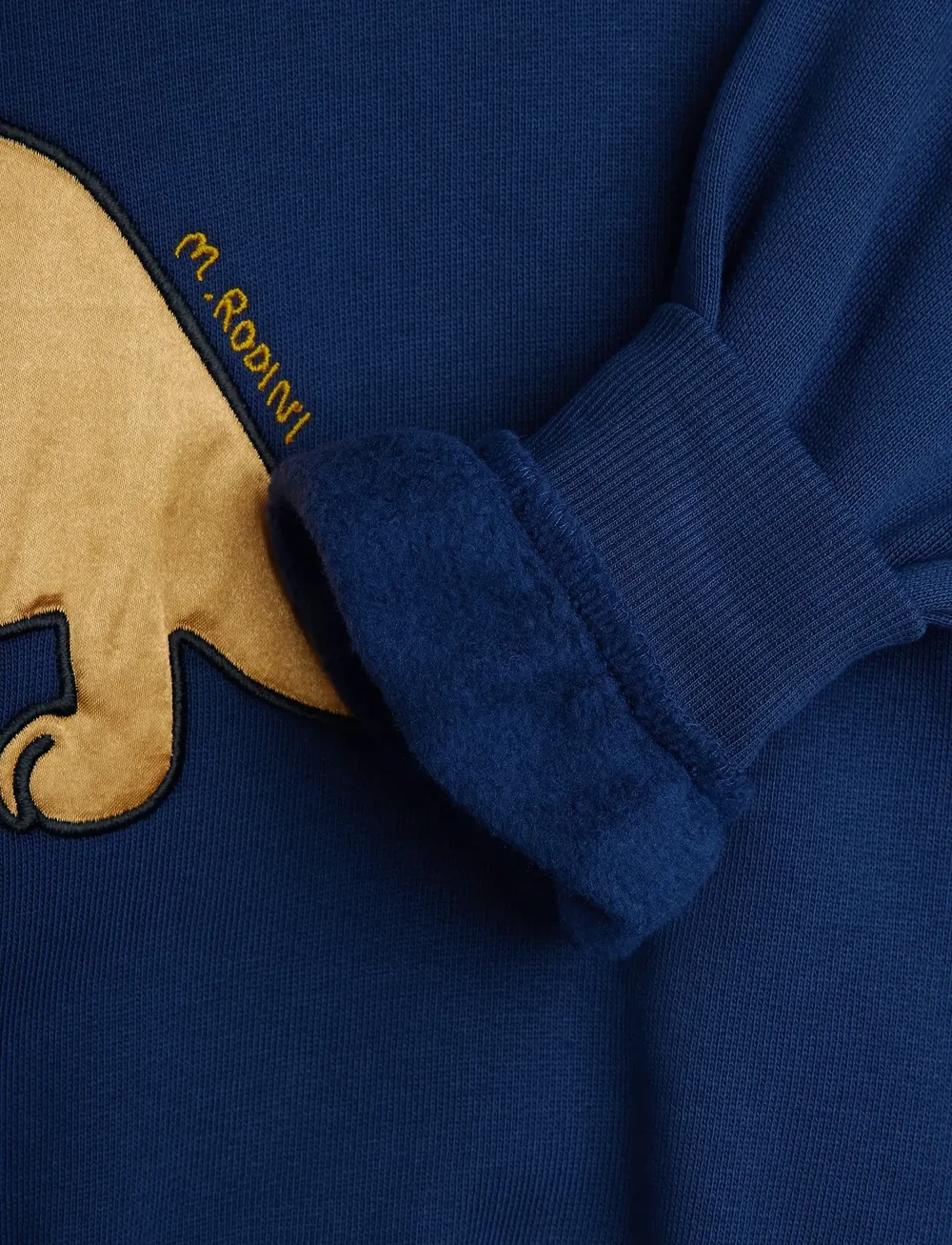 Mini Rodini - Dino application sweatshirt - sweatshirts - blue - 3