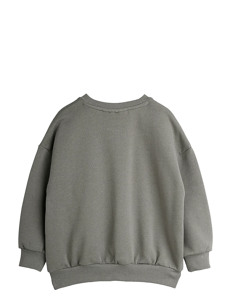 Mini Rodini - Dino patch sweater - sweatshirts - grey - 1