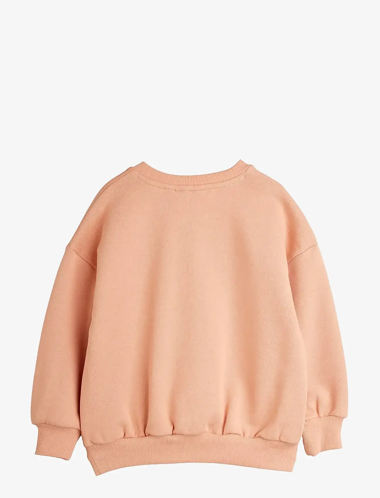 Mini Rodini - Dino patch sweater - herbstliche kleidung - pink - 1