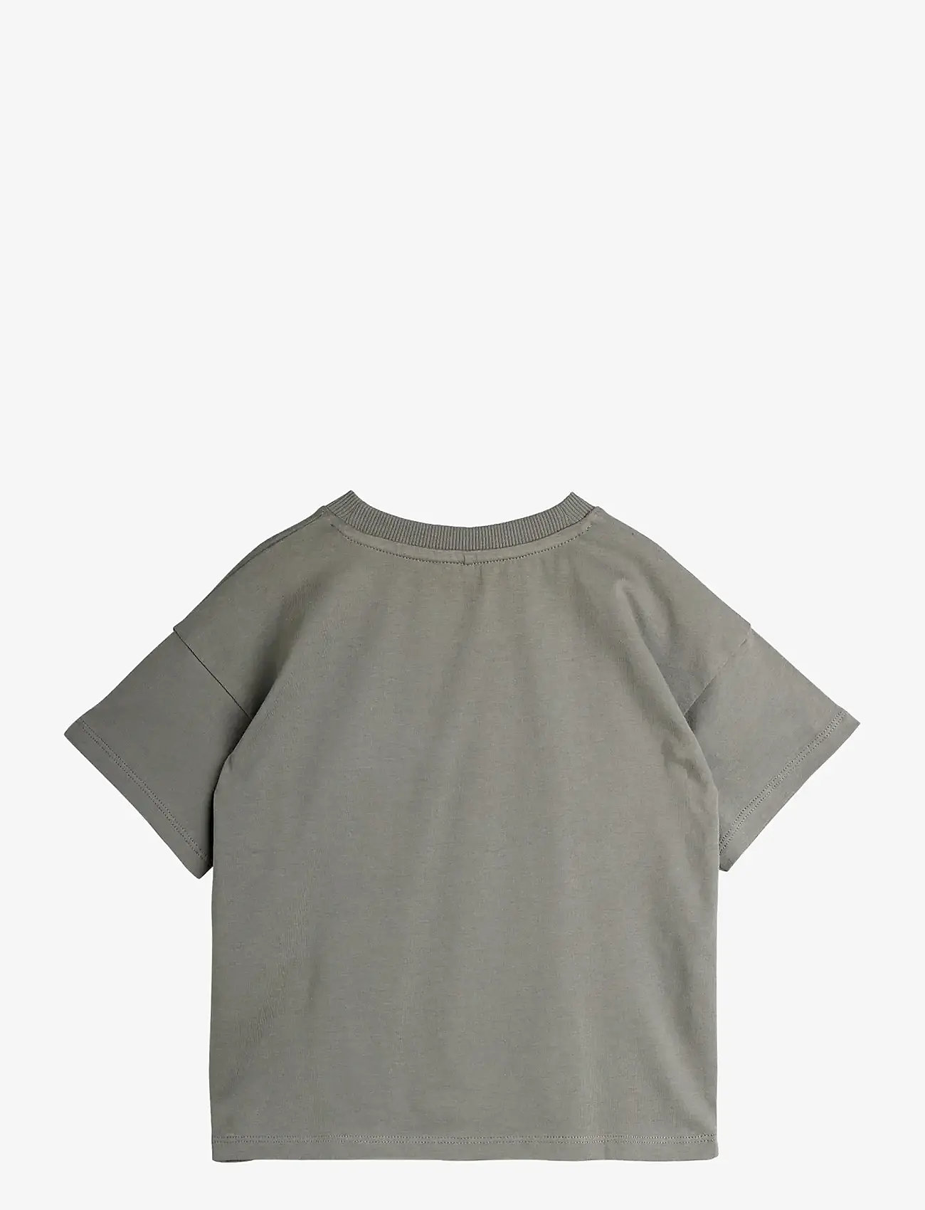 Mini Rodini - Dino sp ss tee - short-sleeved - grey - 1
