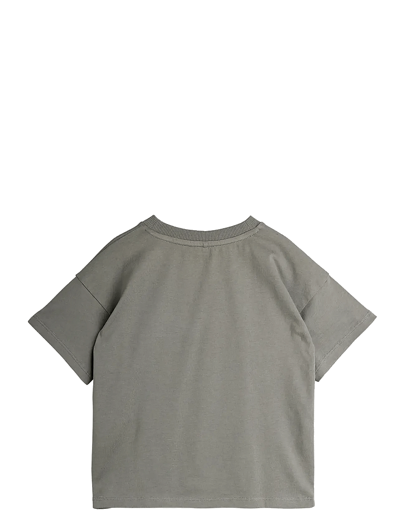 Mini Rodini - Dino sp ss tee - grey - 1