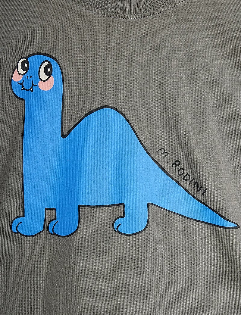 Mini Rodini - Dino sp ss tee - grey - 2