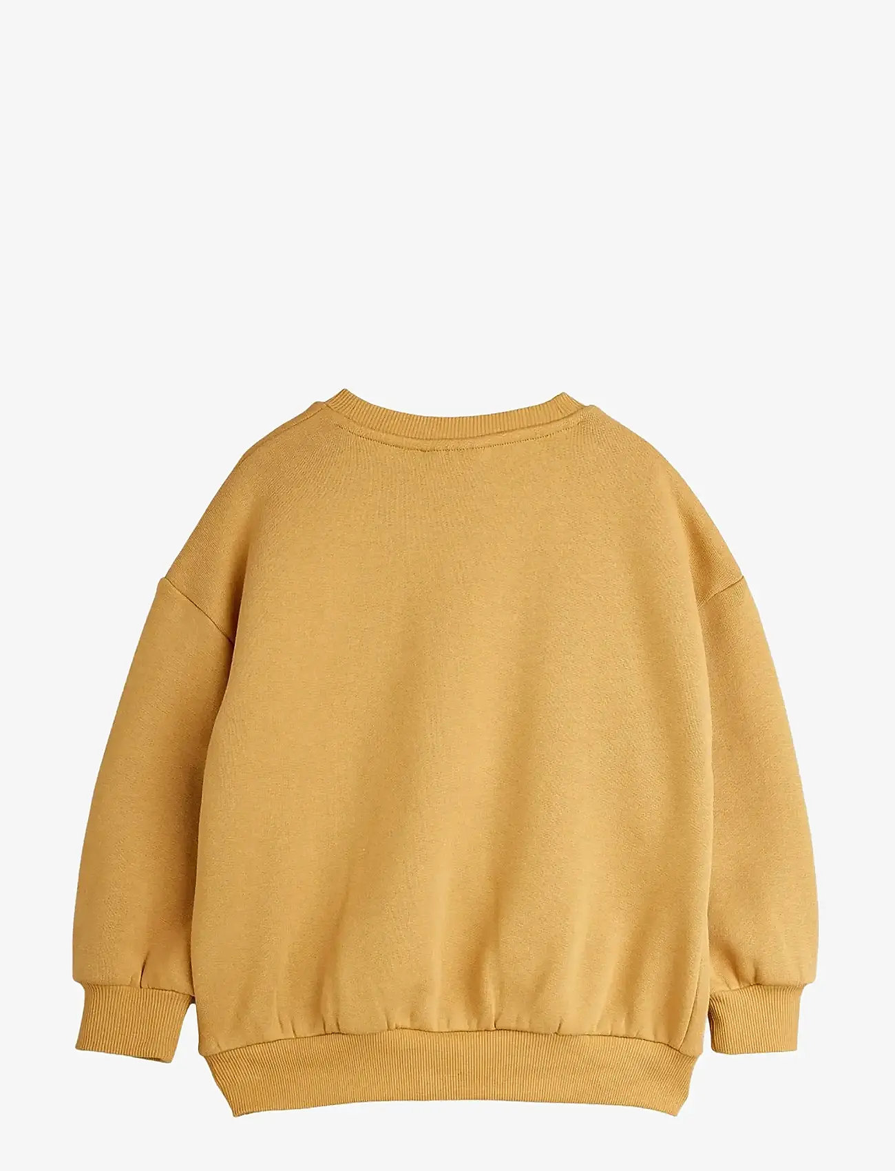 Mini Rodini - Dino application red sweatshirt - sweatshirts - beige - 1