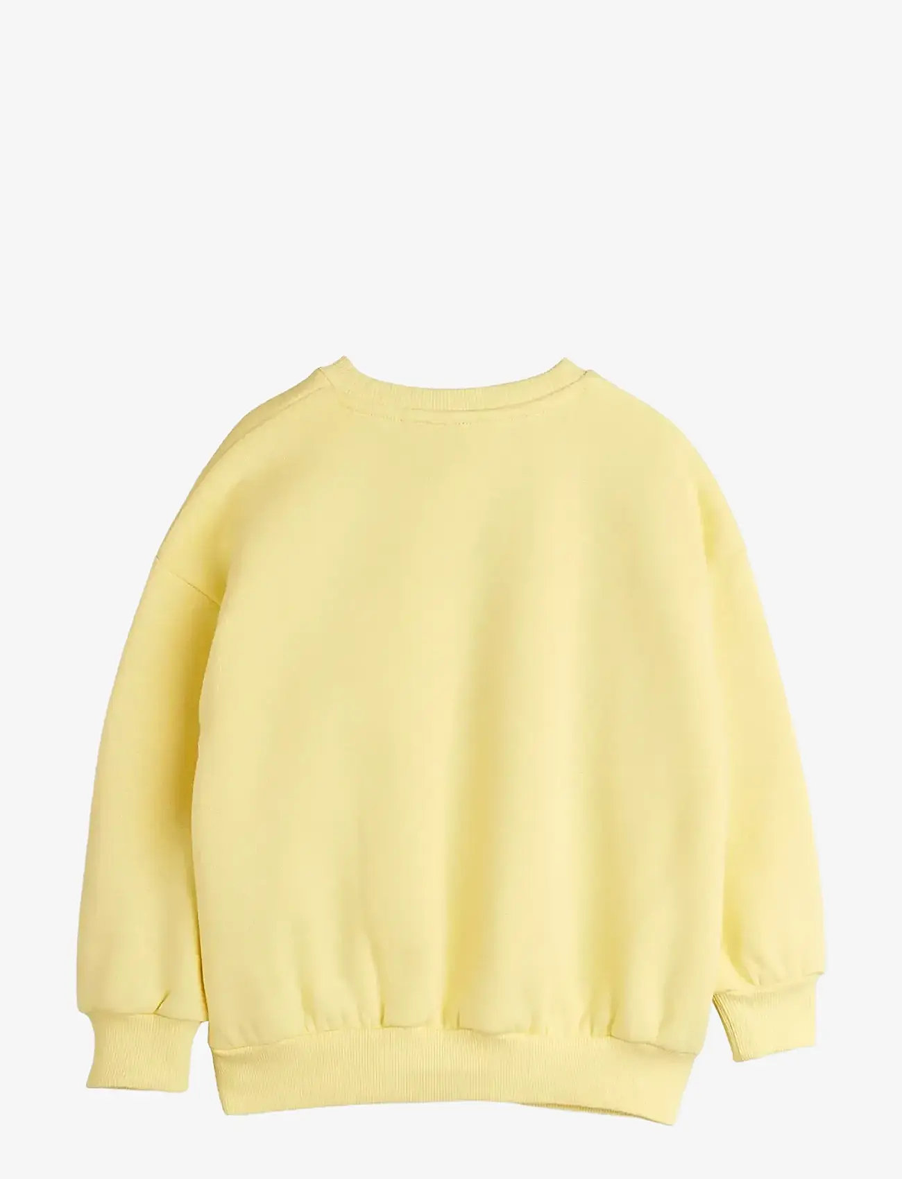 Mini Rodini - Panda & cat sp sweatshirt - sweatshirts - yellow - 1