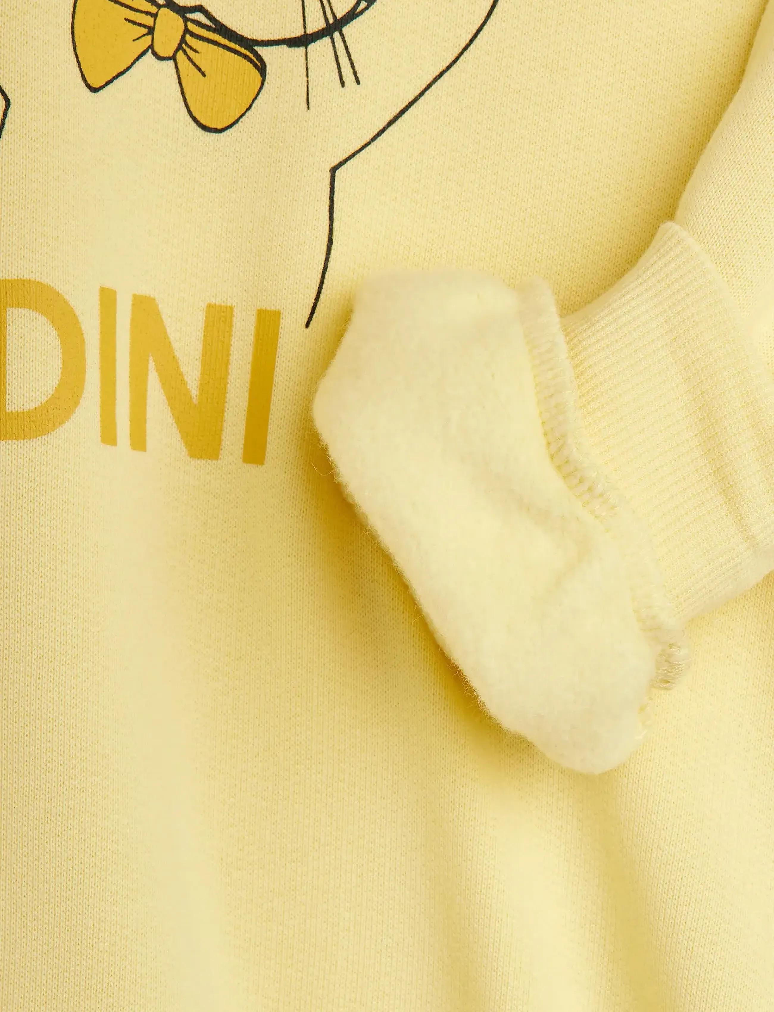 Mini Rodini - Panda & cat sp sweatshirt - yellow - 3