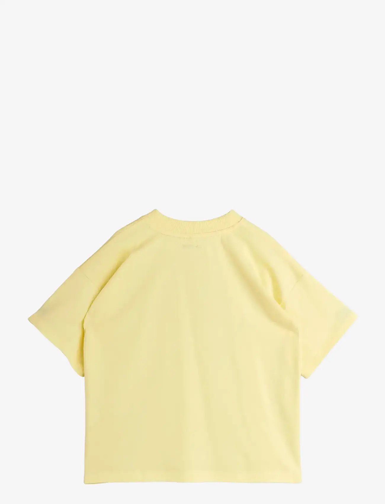 Mini Rodini - Panda & cat sp ss tee - kurzärmelige - yellow - 1