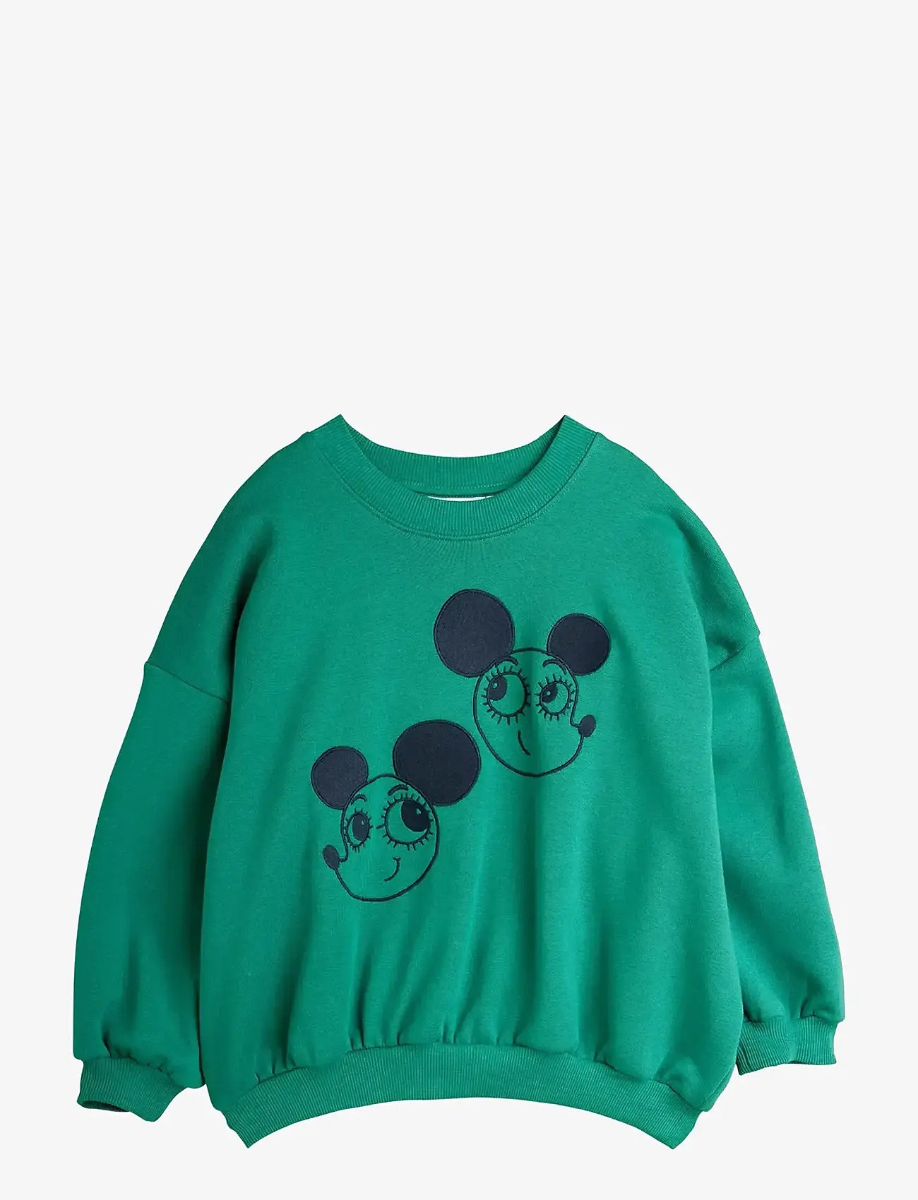 Mini Rodini - Ritzratz emb sweatshirt - sweatshirts - green - 0
