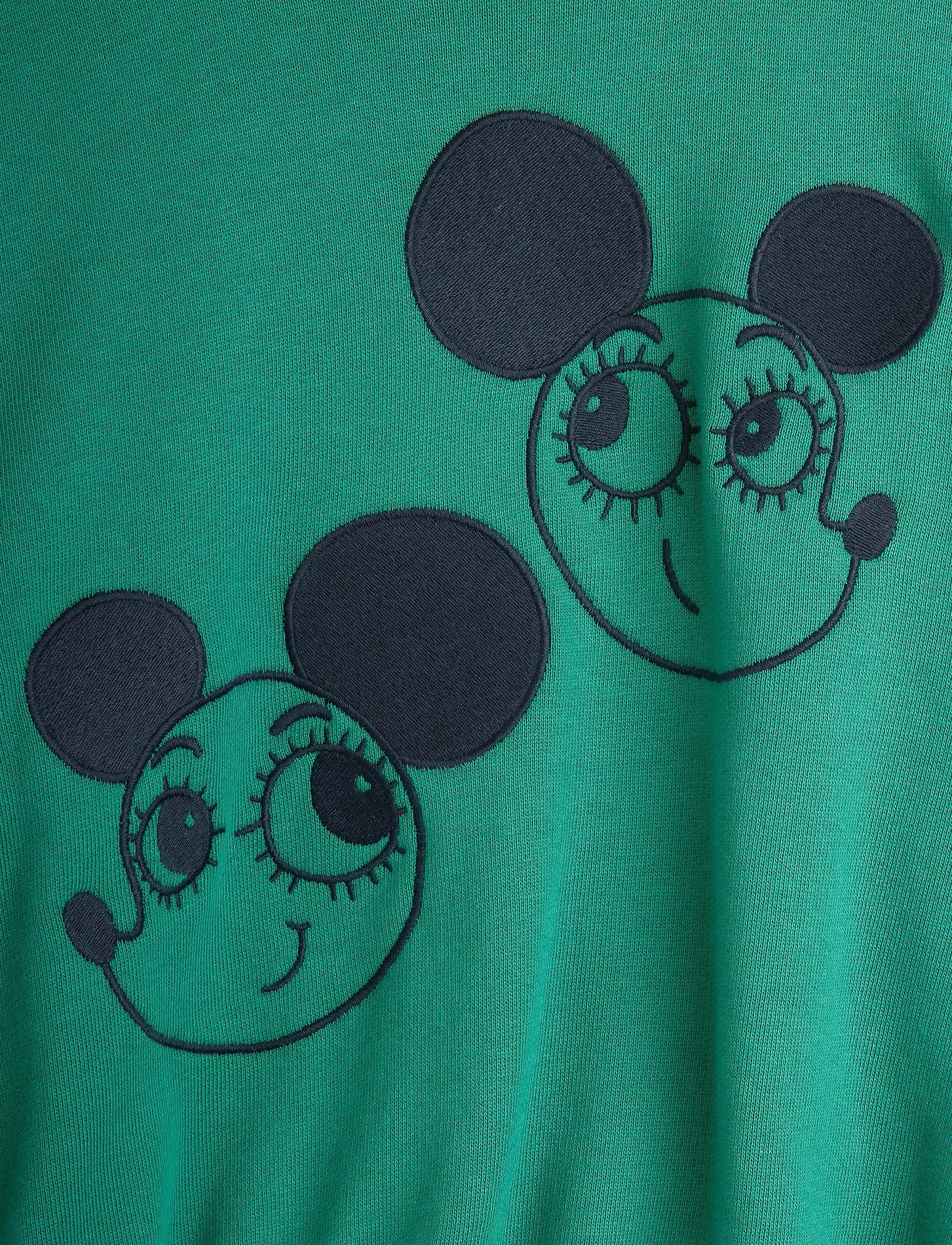Mini Rodini - Ritzratz emb sweatshirt - sweatshirts & hættetrøjer - green - 2