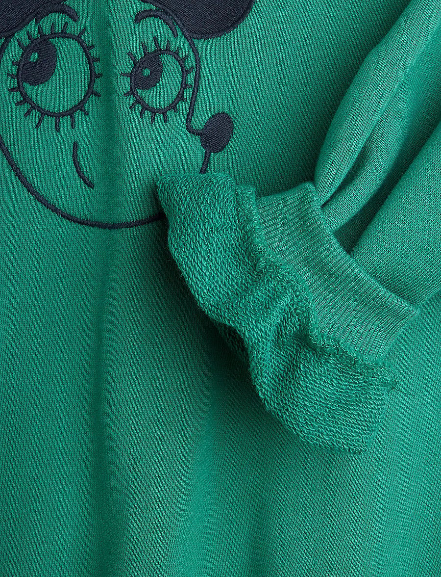 Mini Rodini - Ritzratz emb sweatshirt - sweatshirts - green - 3