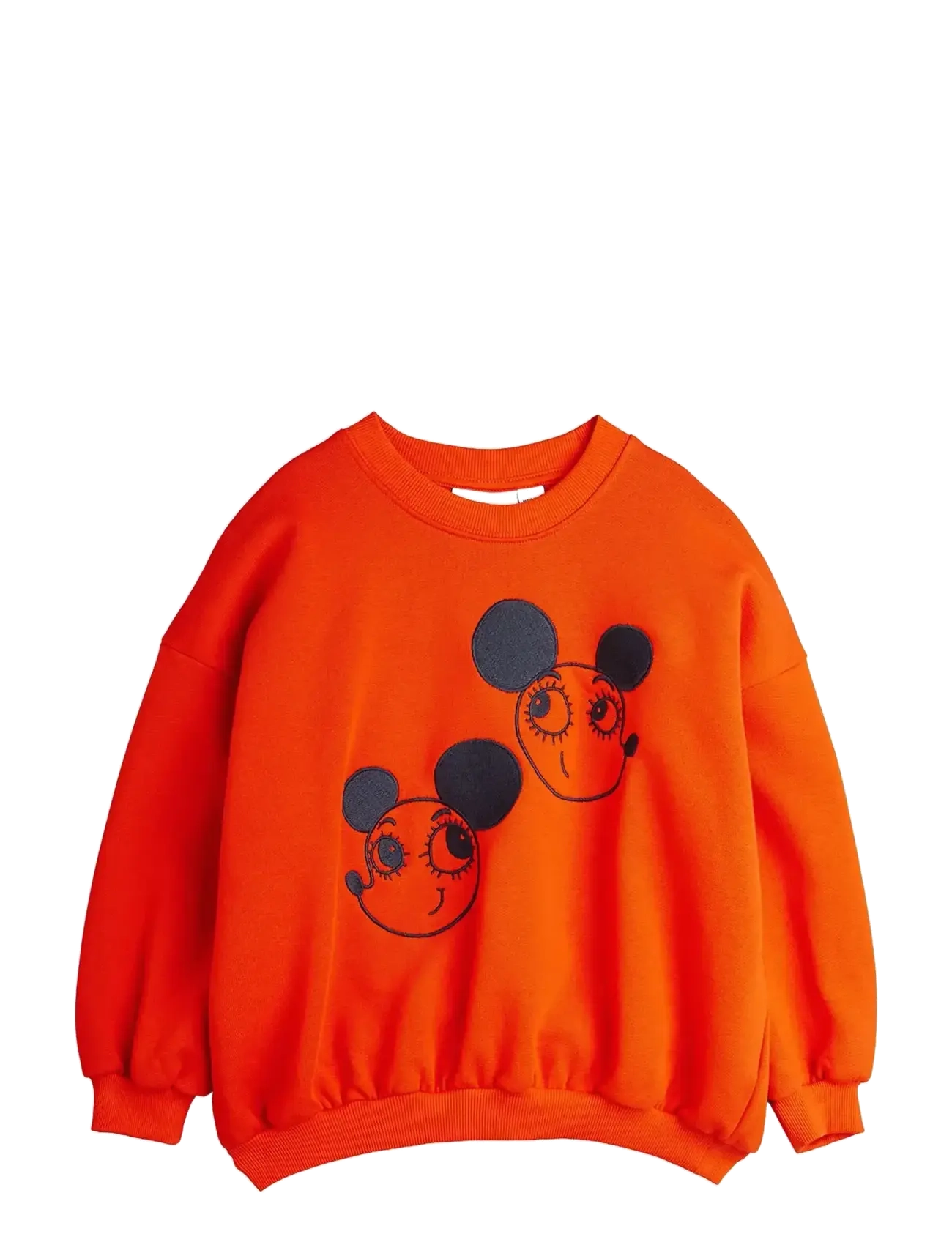 MINI RODINI Ritzratz Emb Sweatshirt Orange - 116/122 - Kinder
