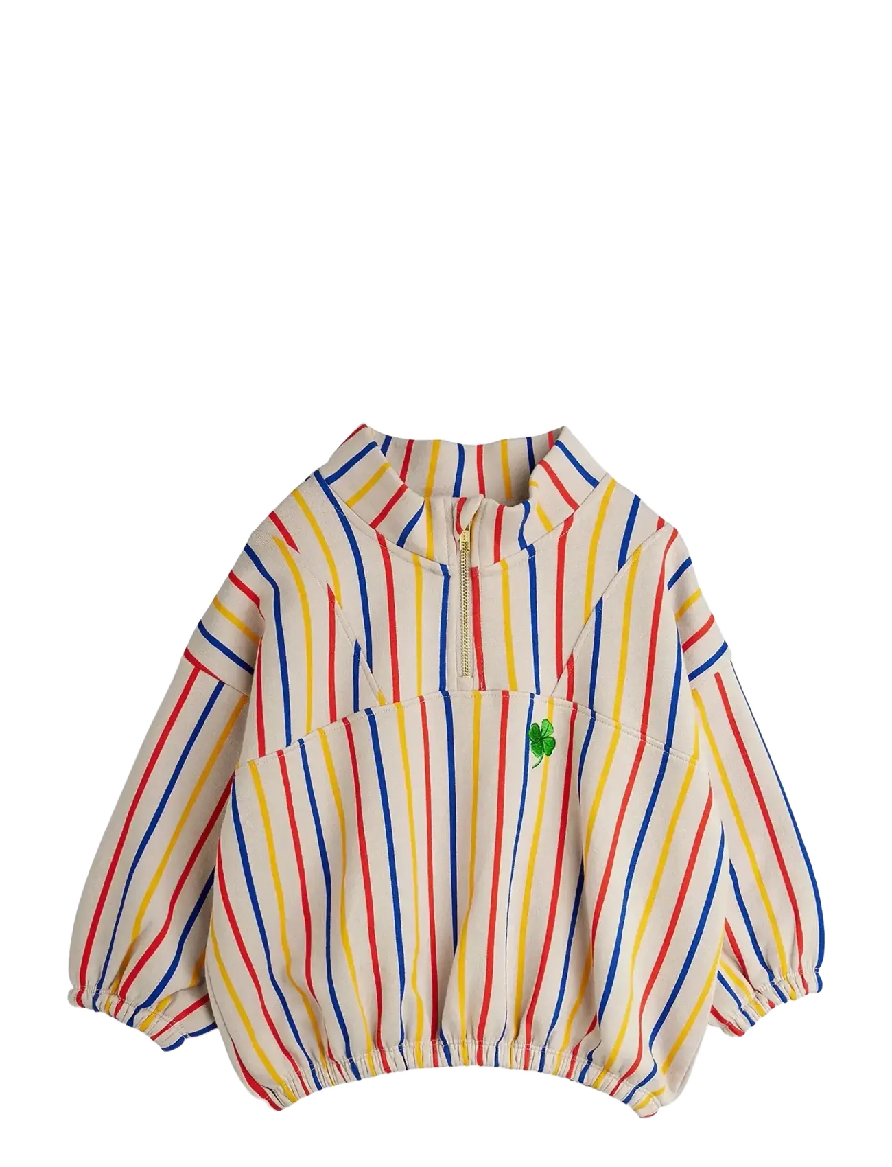 Clover emb half zip sweatshirt - MULTI