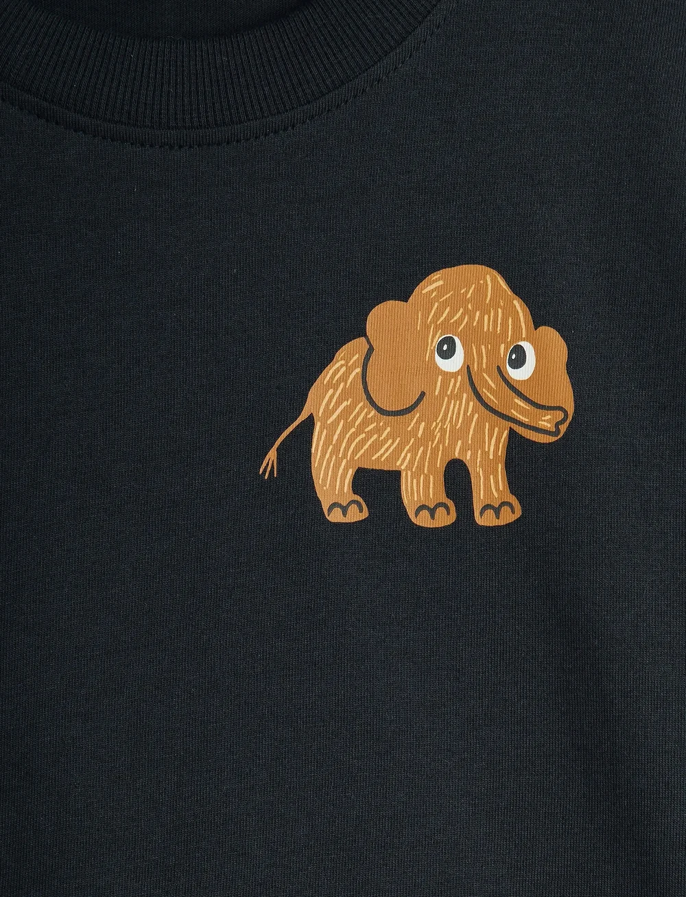 Mini Rodini - Mammoth sp ls tee - långärmade t-shirts - black - 2
