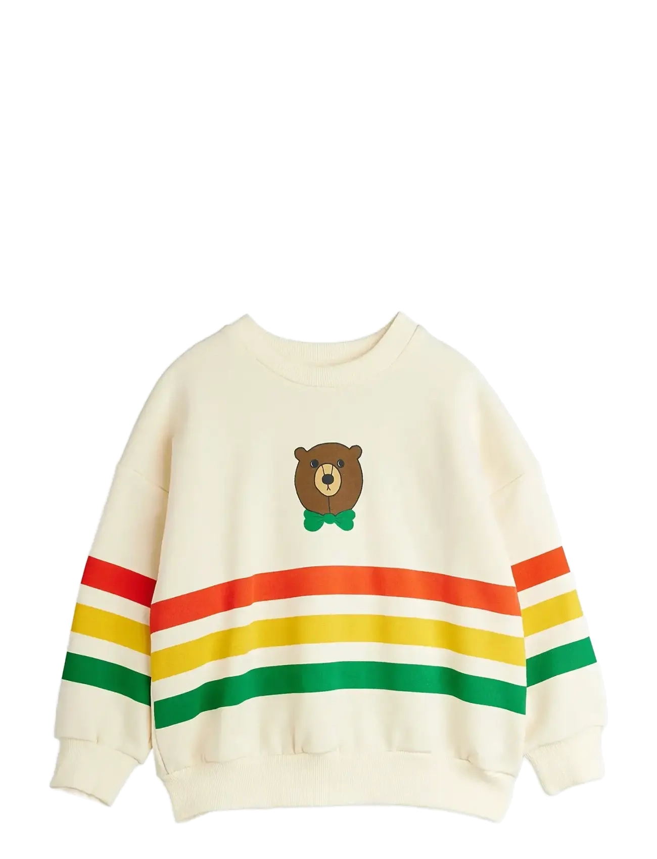 Mini Rodini Bear stripe sweatshirt - 4 for 3 - OFFWHITE / cream