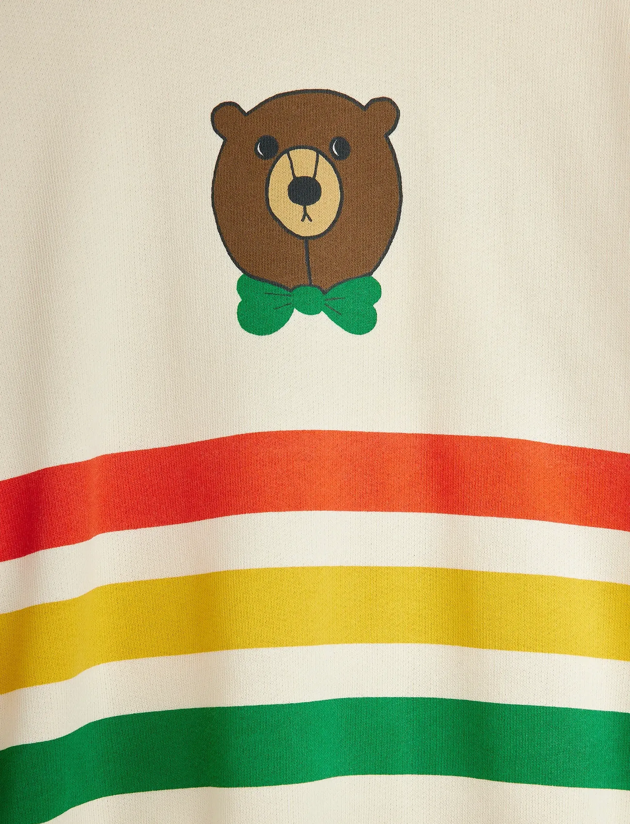 Mini Rodini - Bear stripe sweatshirt - offwhite - 2