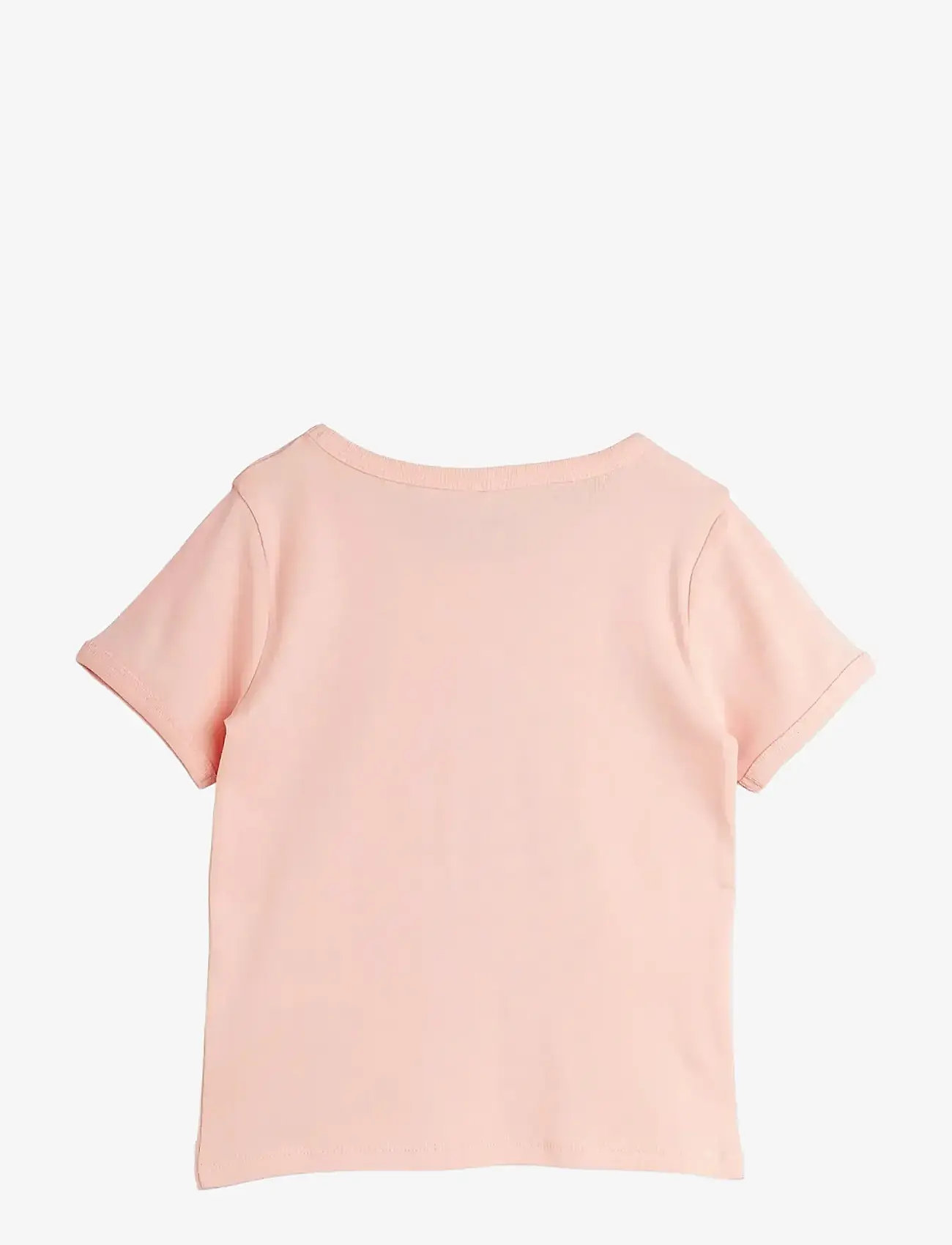 Mini Rodini - Mammoth regular sp ss tee - pink - 1