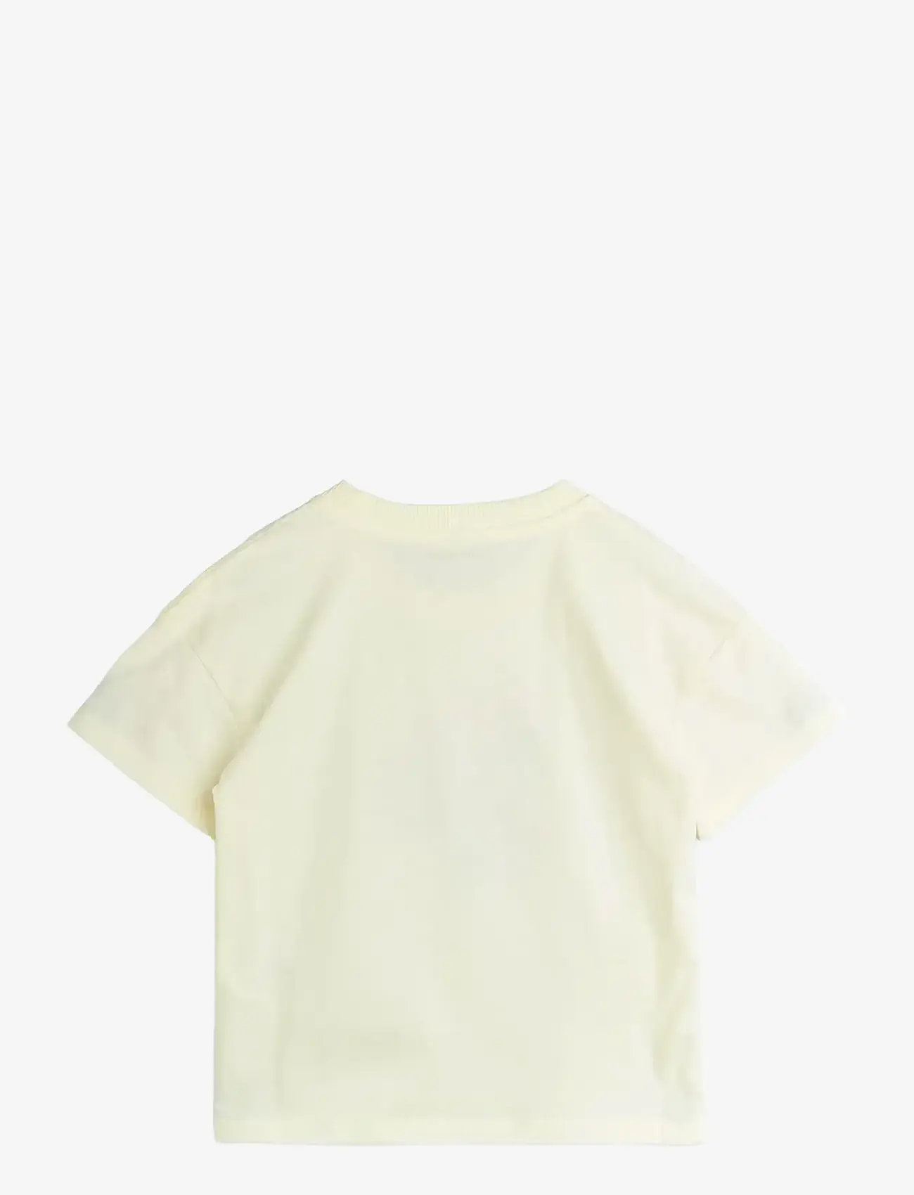 Mini Rodini - Alpine flowers emb ss tee - kurzärmelige - offwhite - 1