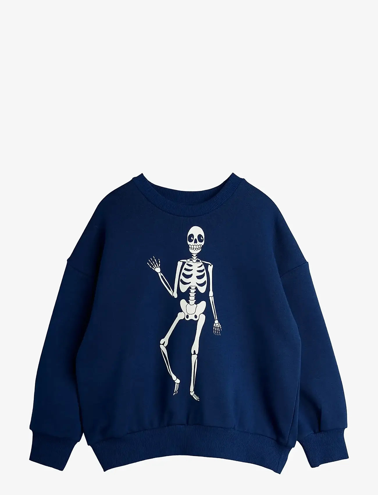 Mini Rodini - Skeleton sp sweatshirt - sweatshirts - blue - 0