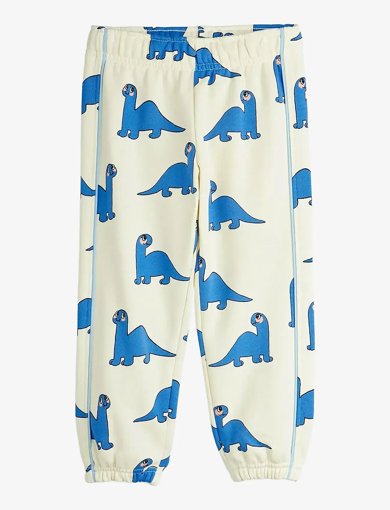 Mini Rodini - Dino aop sweatpants - sweatpants - offwhite - 0