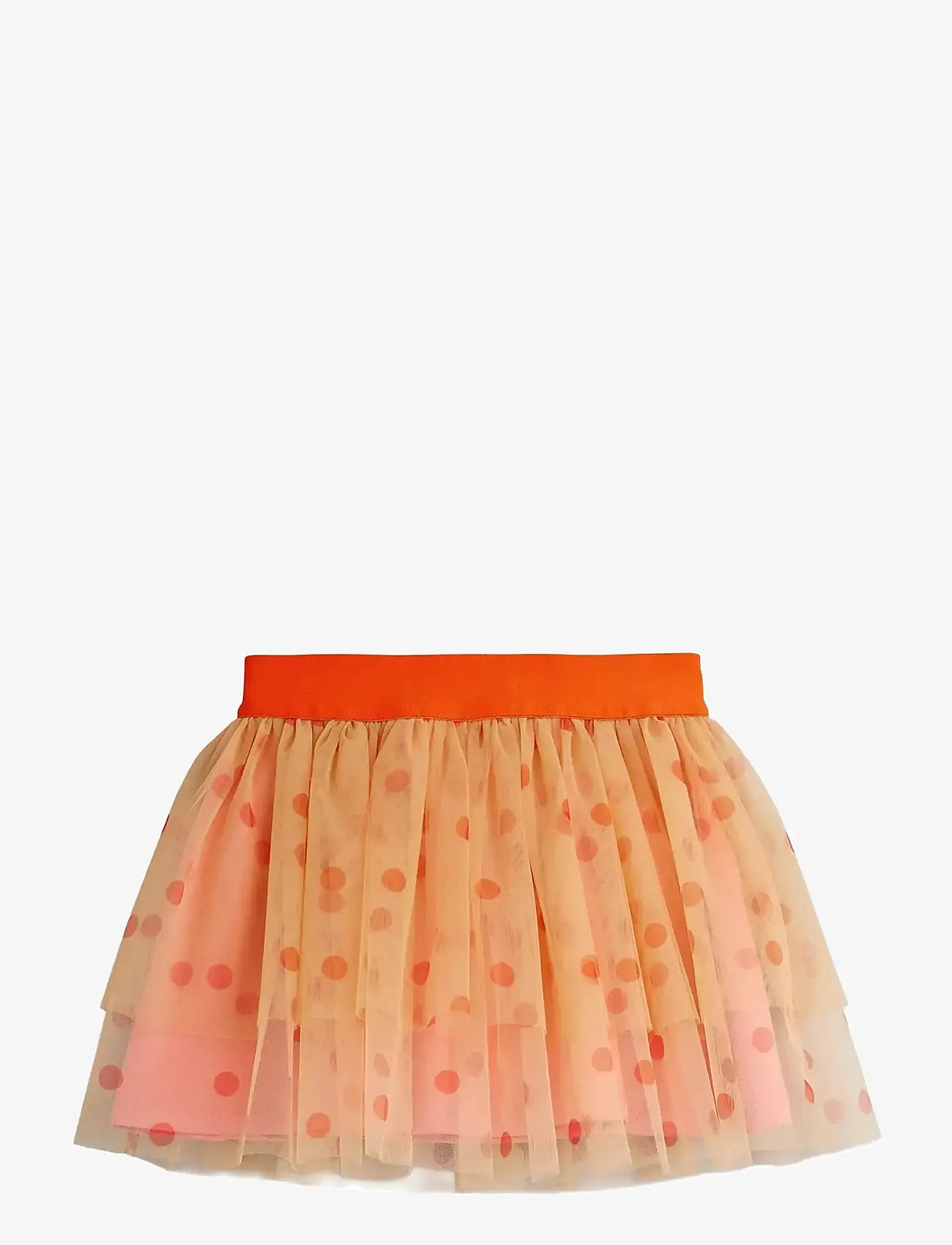 Mini Rodini - Dotted tulle skirt - tyllkjolar - pink - 1