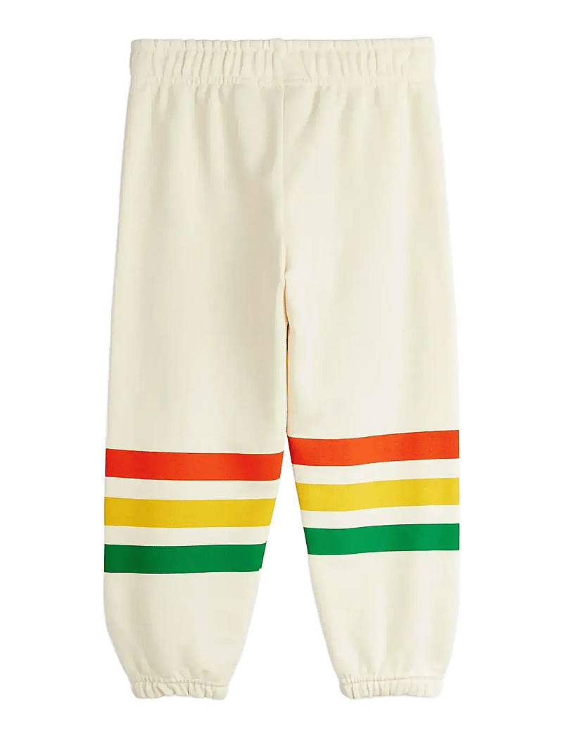 Mini Rodini - Bear stripe sweatpants - mjukisbyxor - offwhite - 1