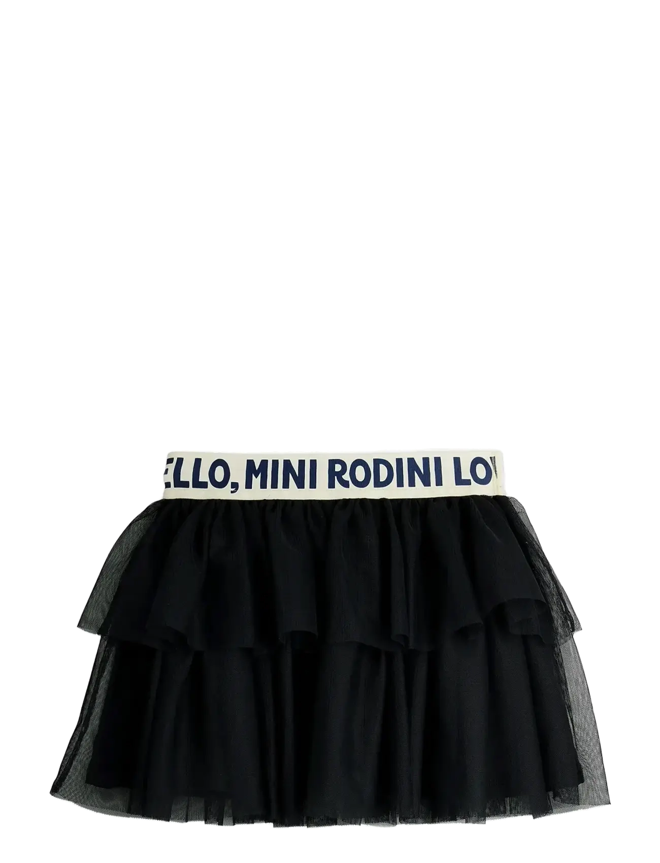 Mini Rodini Tulle Skirt, Børn, Tyl Skørt, Sort, Str: 92/98