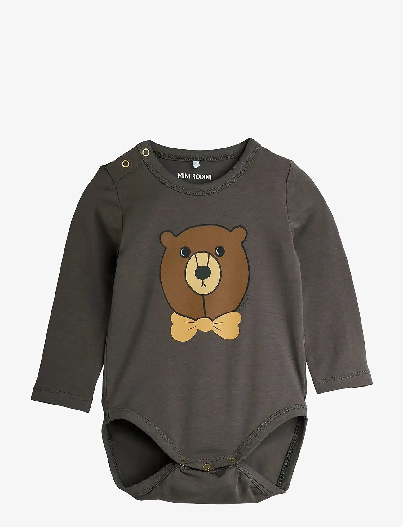 Mini Rodini - Bear sp ls body - grey - 0