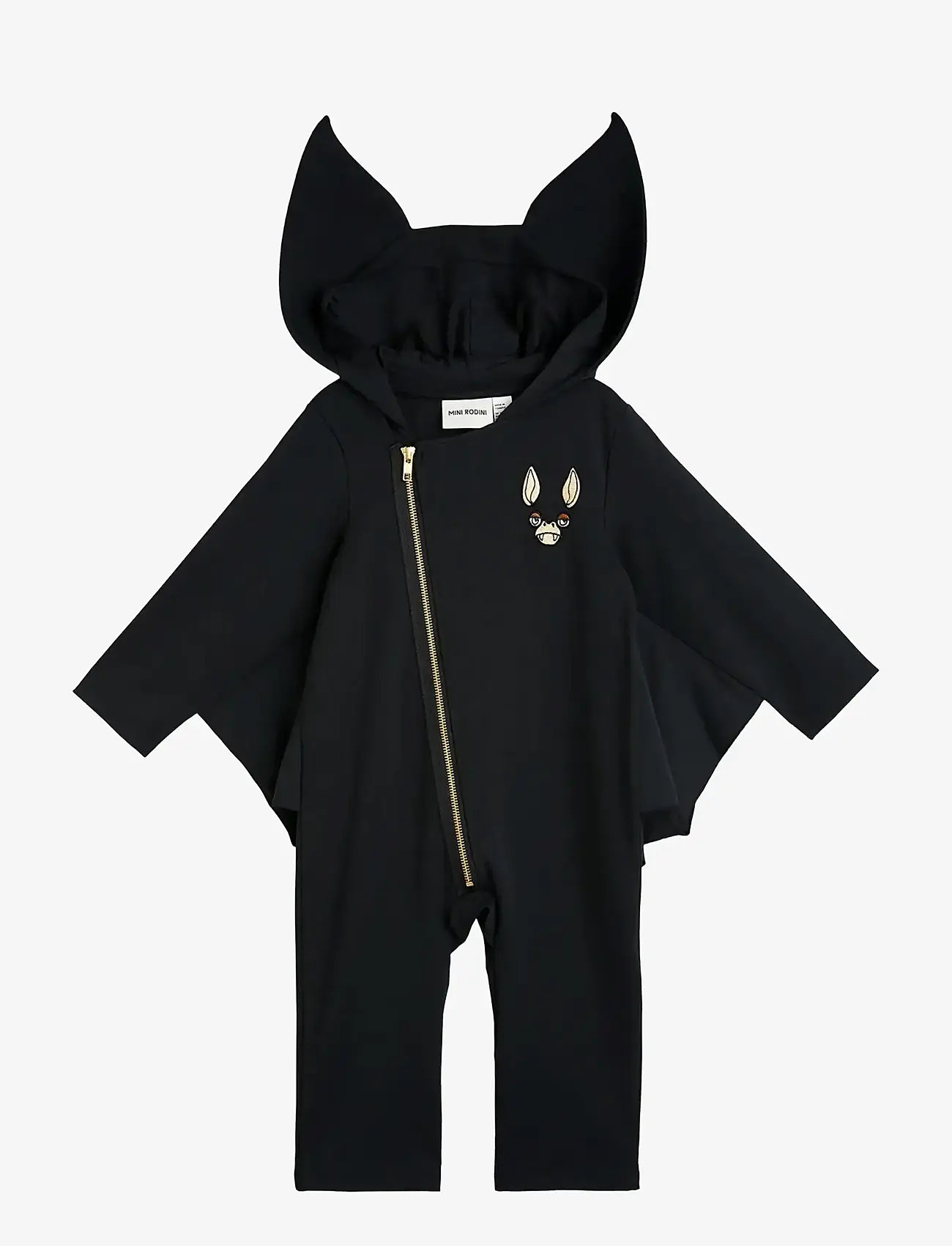 Mini Rodini - Bat sleeve onesie - costumes - black - 0